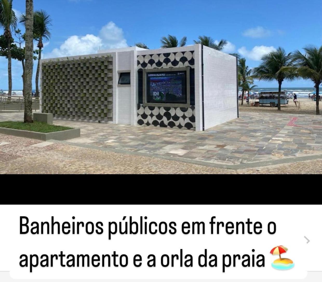 Apto A 50M Da Praia, Com Ar Condicionado, Wifi , Portaria 24H Praia Grande  Exteriér fotografie
